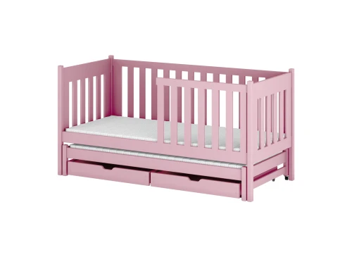 KAJA 80x200 pink double trundle bed Lano Furniture