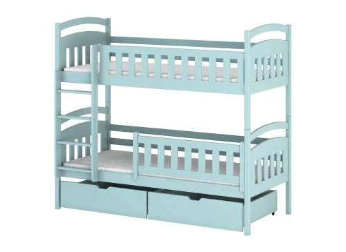IGNAŚ 80x180 blue bunk bed Lano Furniture