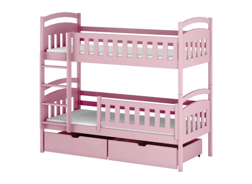 IGNAŚ 80x190 pink bunk bed Lano Furniture