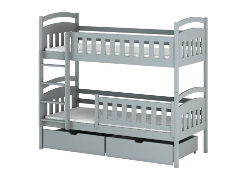 IGNAŚ 80x200 grey bunk bed Lano Furniture