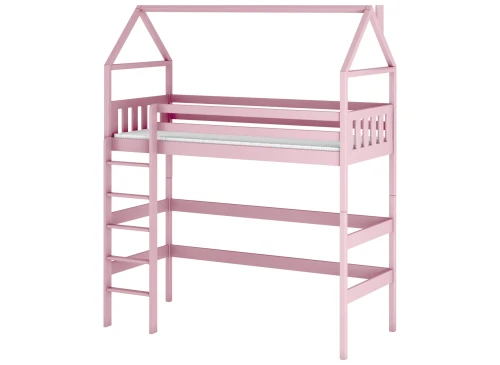 GLORIA 80x190 pink loft single children’s bed Lano Furniture