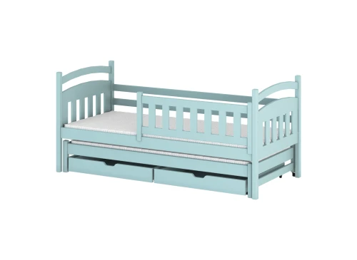 GALAXY 80x160 blue double trundle bed Lano Furniture