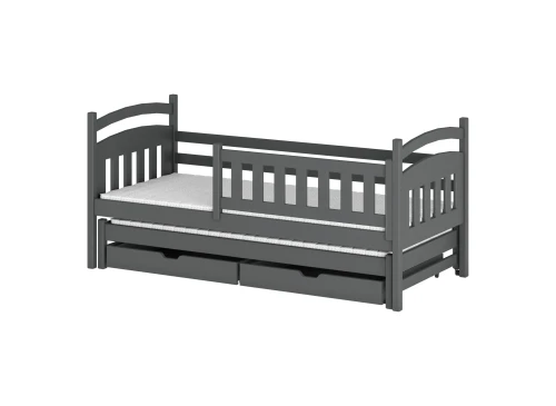 GALAXY 80x170 graphite double trundle bed Lano Furniture