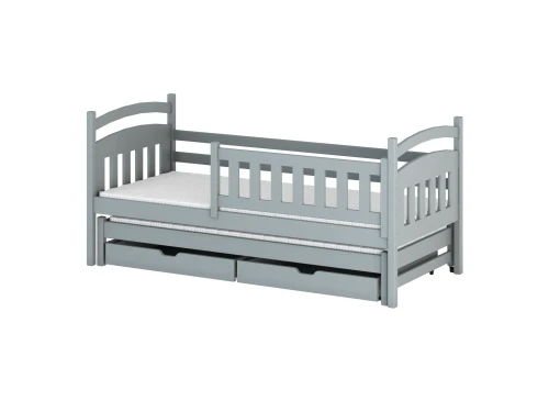 GALAXY 90x190 grey double trundle bed Lano Furniture