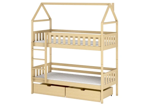 GAJA 80x160 borovice patrová postel Lano Nábytek