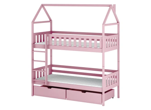 GAJA 80x190 pink bunk bed Lano Furniture
