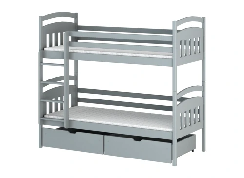 GABI 80x200 grey bunk bed Lano Furniture