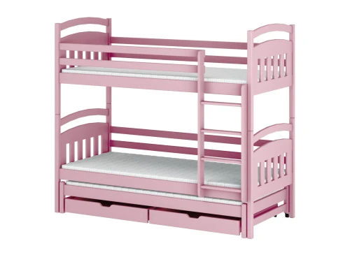 ALAN 90x190 pink bunk bed Lano Furniture
