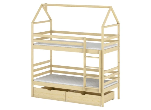 ALEX 90x180 borovice patrová postel Lano Nábytek