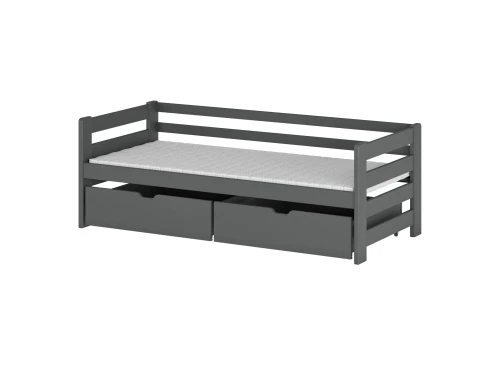ERGO 80x170 graphite single children’s bed Lano Furniture