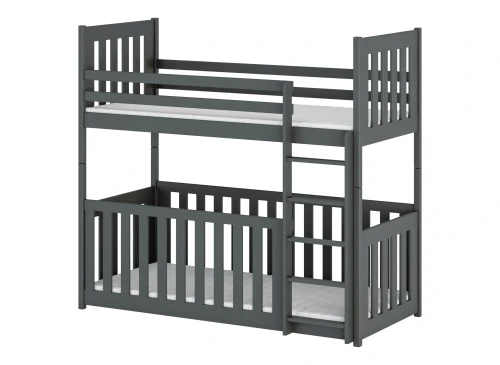 CRIS 80x160 graphite bunk bed Lano Furniture