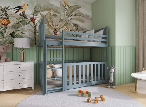 CRIS 80x180 grey bunk bed Lano Furniture