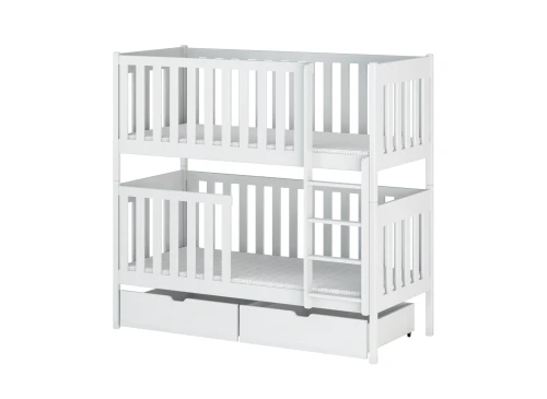 DAWID 80x160 bílá patrová postel Lano Nábytek