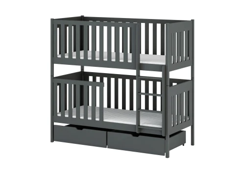 DAWID 80x190 graphite bunk bed Lano Furniture