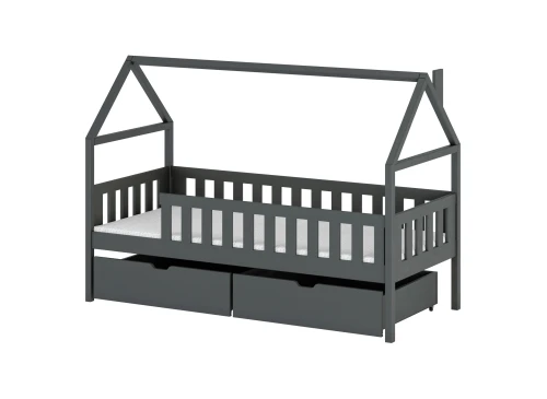 DOMI 80x180 graphite single children’s bed Lano Furniture