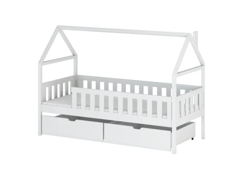 DOMI 90x190 white single children’s bed Lano Furniture
