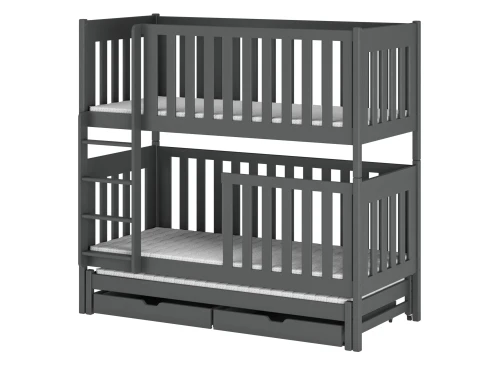 EMILKA 80x190 graphite bunk bed Lano Furniture