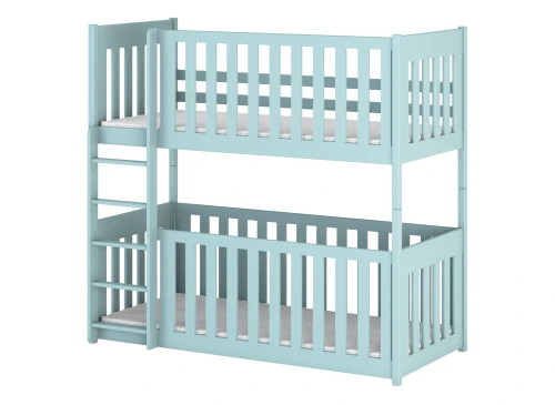 KONRAD 90x180 modrá patrová postel Lano Nábytek