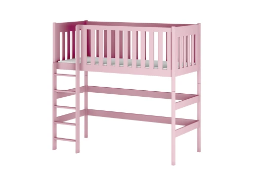 LAURA 80x200 pink loft single children’s bed Lano Furniture