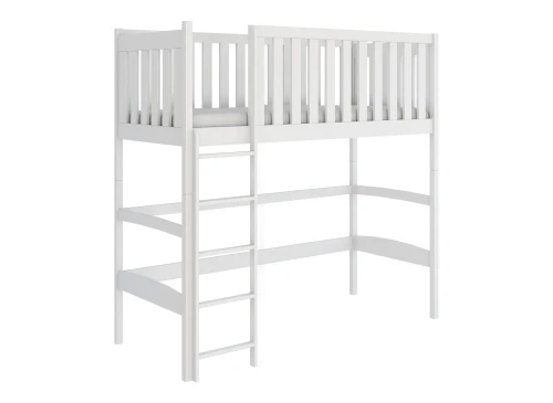 LAURA 90x180 white loft single children’s bed Lano Furniture