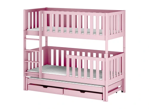 LEA 80x180 pink bunk bed Lano Furniture