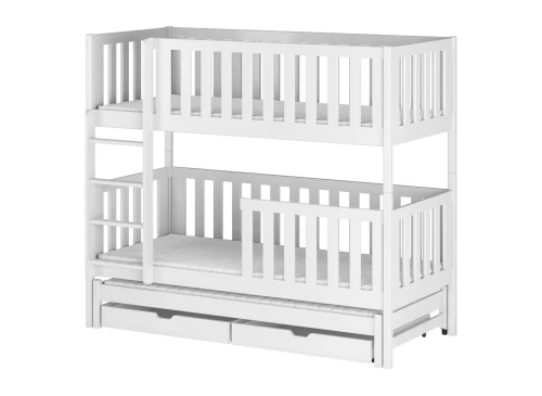 LEA 90x200 bílá patrová postel Lano Nábytek