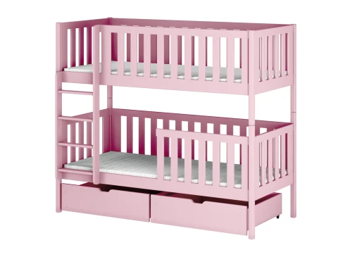 MICHALINA 80x190 pink bunk bed Lano Furniture