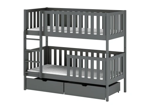 MICHALINA 80x200 graphite bunk bed Lano Furniture