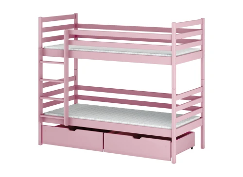 NEMO 80x190 pink bunk bed Lano Furniture
