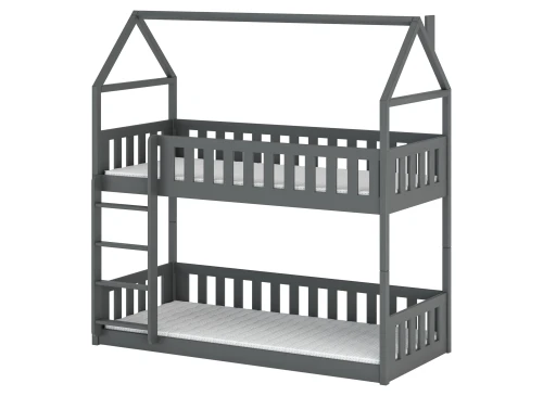 POLA 90x190 graphite bunk bed Lano Furniture