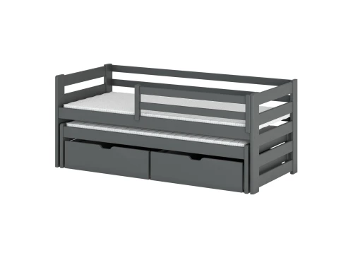 SENSO 80x160 graphite children’s bed Lano Furniture