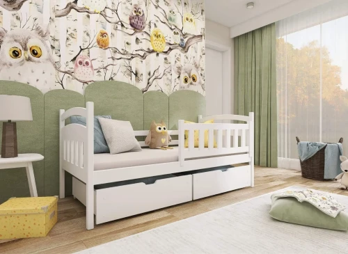 TERRY 80x160 white single children’s bed Lano Furniture
