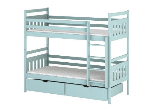 ADAŚ 90x190 blue bunk bed Lano Furniture