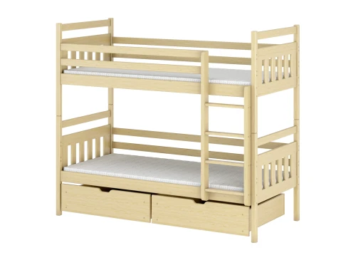 ADAŚ 90x190 borovice patrová postel Lano Nábytek