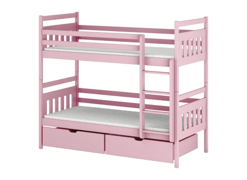 ADAŚ 90x200 pink bunk bed Lano Furniture