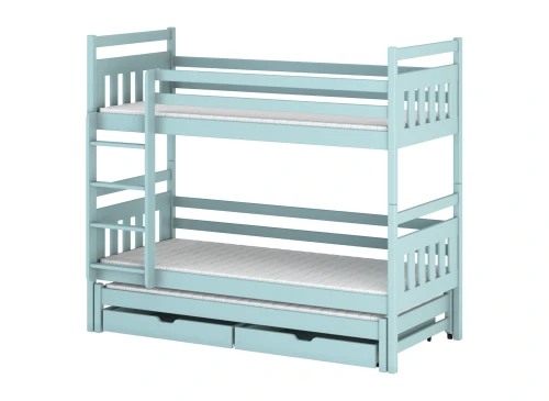 SEWERYN 90x180 blue bunk bed Lano Furniture
