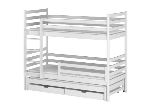 LUK 80x190 white bunk bed Lano Furniture