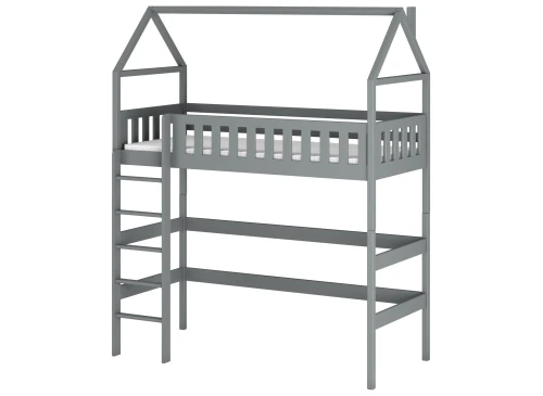 OTYLIA 90x180 grey loft single children’s bed Lano Furniture