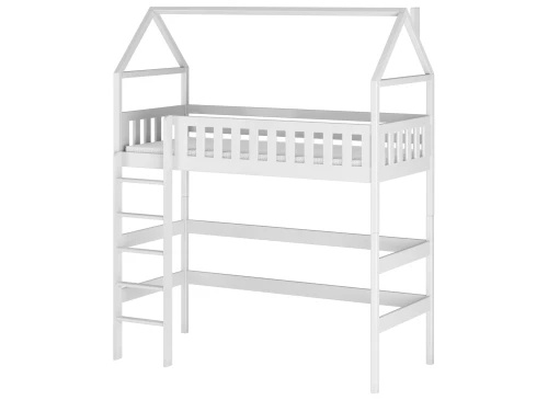 OTYLIA 90x200 bílá vyvýšená jednolůžková dětská postel Lano Nábytek