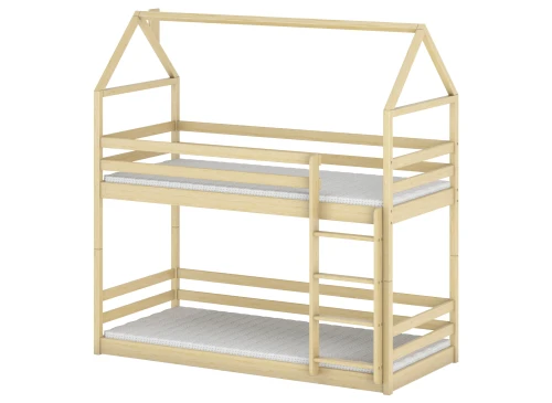 AXEL 80x200 borovice patrová postel domečková Lano Nábytek