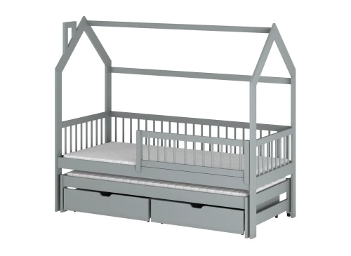 PAPI 90x190 grey children's house bed Lano Furniture