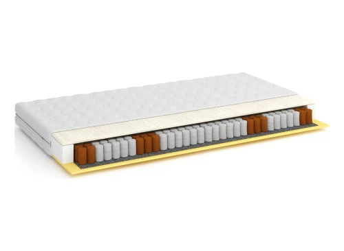 OLI 130x200 středně tvrdá 20 cm přužinovo-taštičková matrace s latexovou vložkou a visco pěnou Lano Nábytek