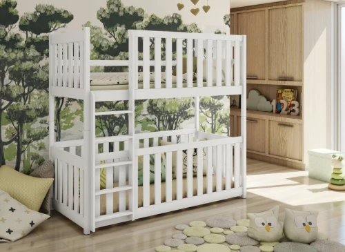 KONRAD 90x190 borovice patrová postel Lano Nábytek