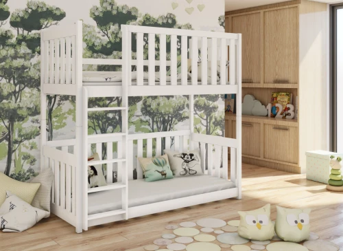 KONRAD 90x180 pink bunk bed Lano Furniture