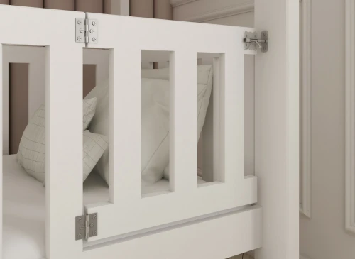 KSAWERY 80x180 bílá patrová postel Lano Nábytek