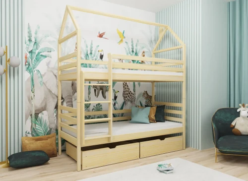 ALEX 90x180 borovice patrová postel Lano Nábytek