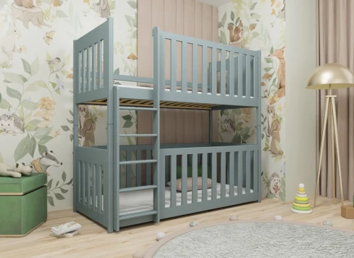 KONRAD 80x200 grey bunk bed Lano Furniture