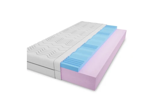 RUMBA 180x180 středně tvrdá 14 cm pěnová matrace s profilovanou pěnou Lano Nábytek