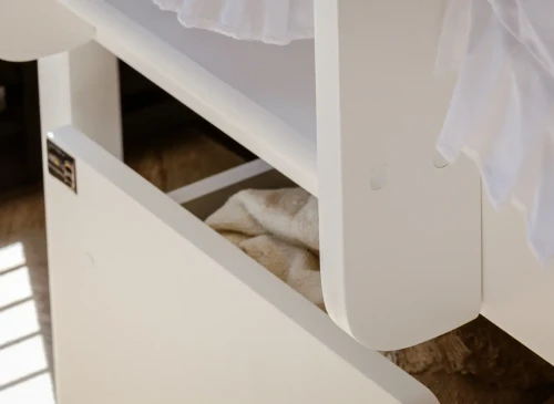 DAWID 90x200 bílá patrová postel Lano Nábytek