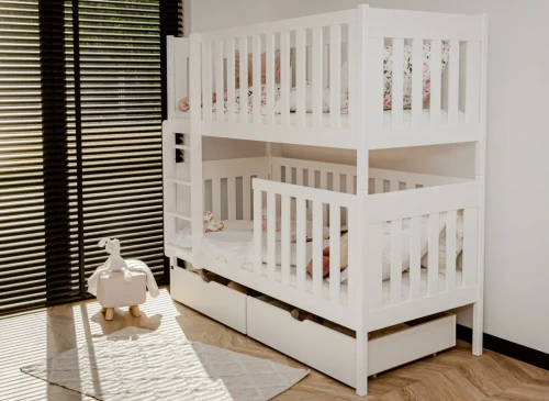 DAWID 80x160 white bunk bed Lano Furniture